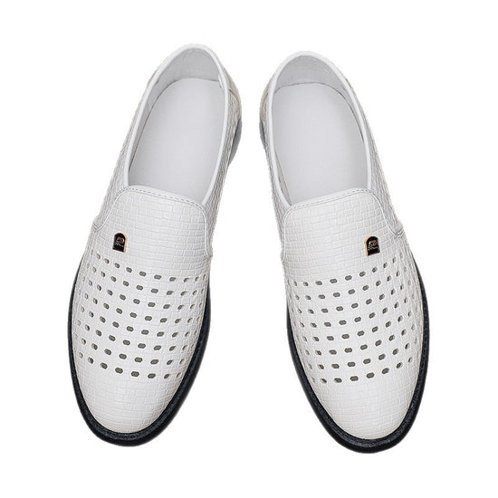 men's leather summer sandals