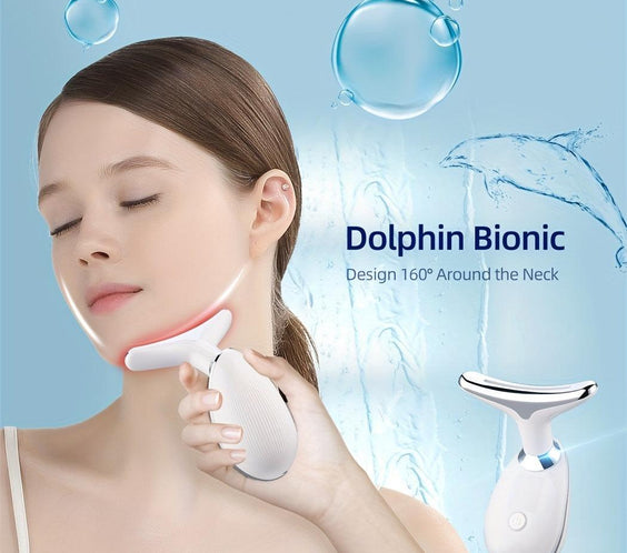 Rechargeable LED Facial And Neck Massage Instrument