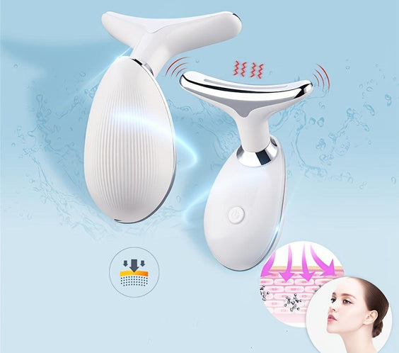 Rechargeable LED Facial And Neck Massage Instrument