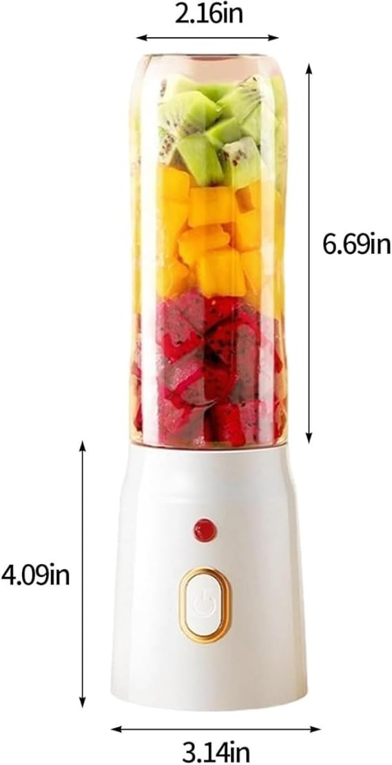 Portable USB Rechargeable Personal Blender - Smoothies, Shakes, Juices, Baby Food
