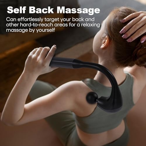Ergonomic U-Shaped Deep Tissue Percussion Massager for Neck Back Pain Relief