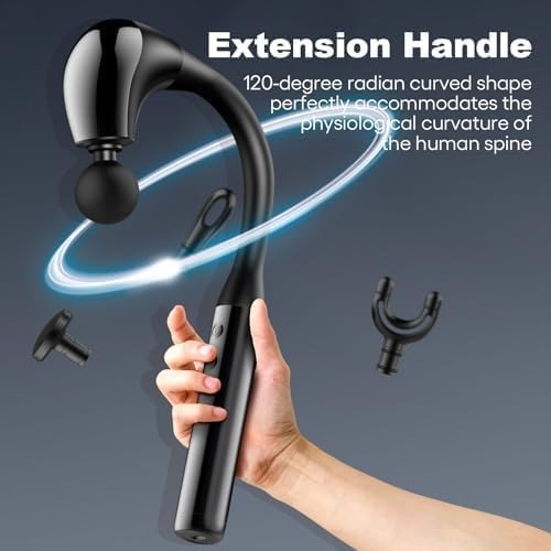 Ergonomic U-Shaped Deep Tissue Percussion Massager for Neck Back Pain Relief