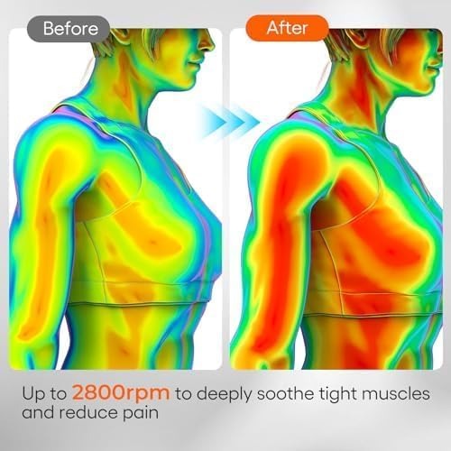 Ergonomic U-Shaped Deep Tissue Percussion Massager for Neck Back Pain Relief