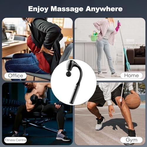 Ergonomic U-Shaped Deep Tissue Percussion Massager for Neck Back Pain Relief
