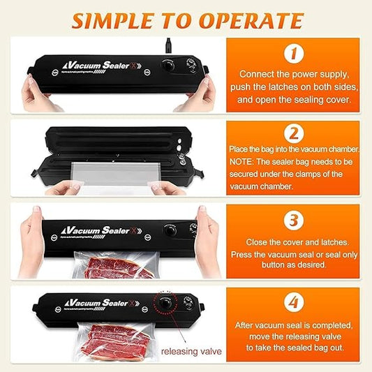 AWH Precision Home Food Vacuum Sealer Machine: Extend Freshness, Reduce Waste