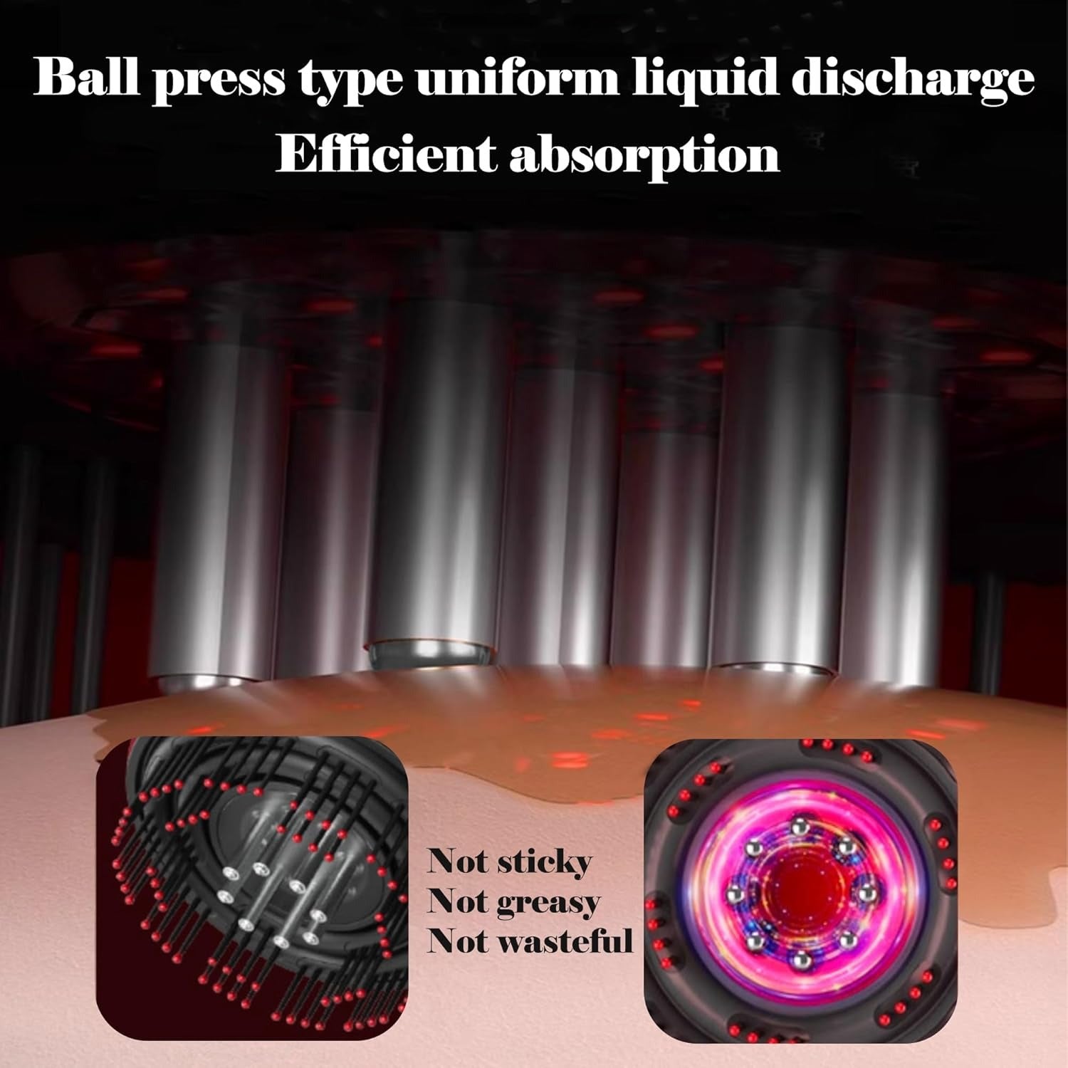 Premium Electric Scalp Massager: 360° Kneading, 72 Bristles, Oil Applicator, Waterproof Design