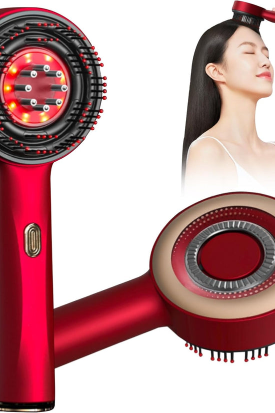 Premium Electric Scalp Massager: 360° Kneading, 72 Bristles, Oil Applicator, Waterproof Design