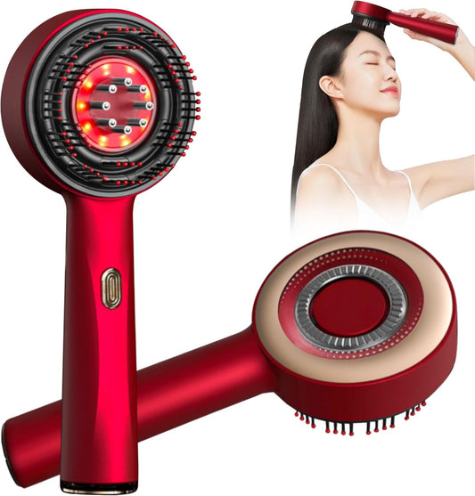 Premium Electric Scalp Massager: 360° Kneading, 72 Bristles, Oil Applicator, Waterproof Design