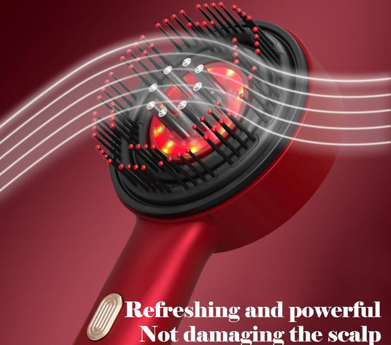Premium Electric Scalp Massager: 360° Kneading, 72 Bristles, Oil Applicator, Waterproof Design