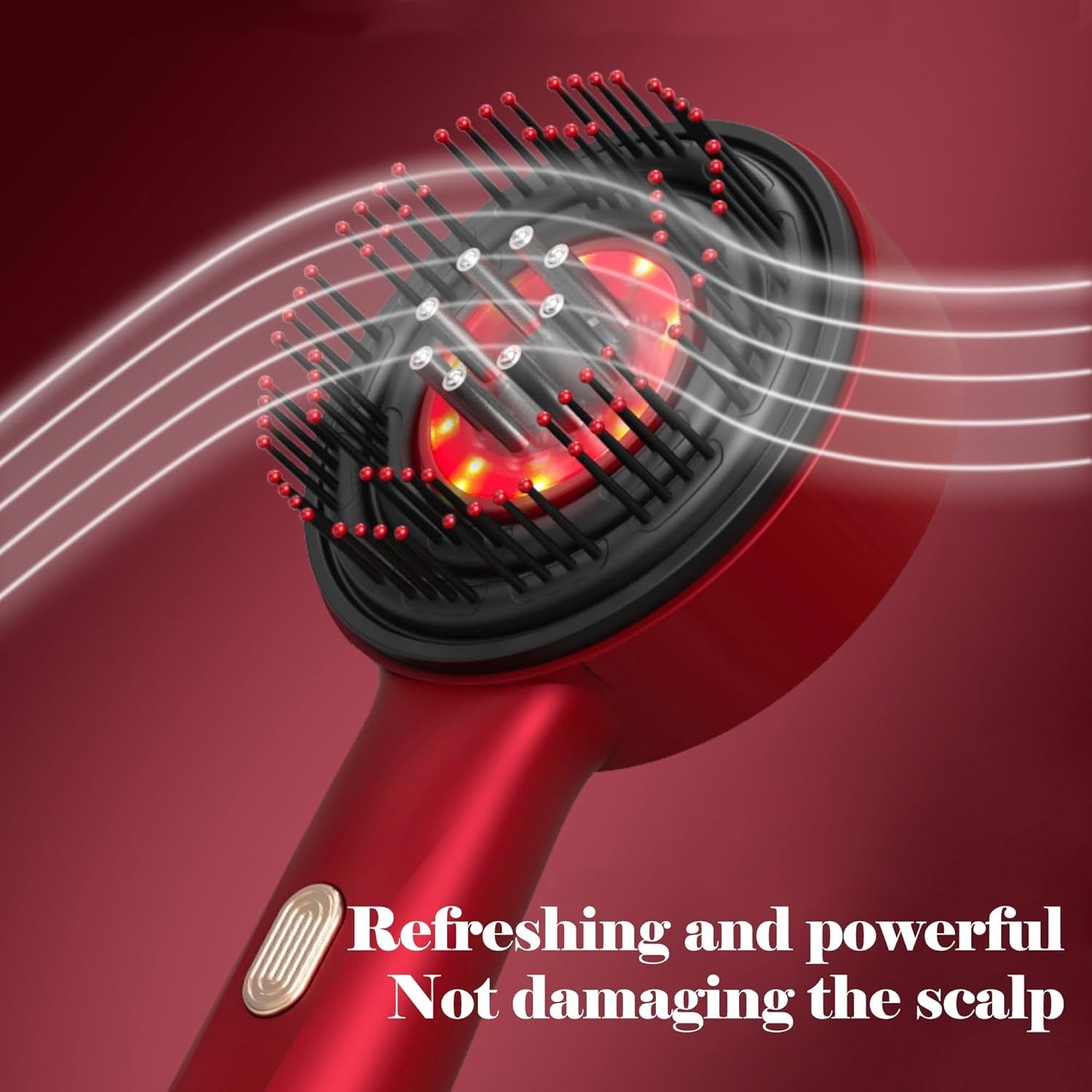 Premium Electric Scalp Massager: 360° Kneading, 72 Bristles, Oil Applicator, Waterproof Design