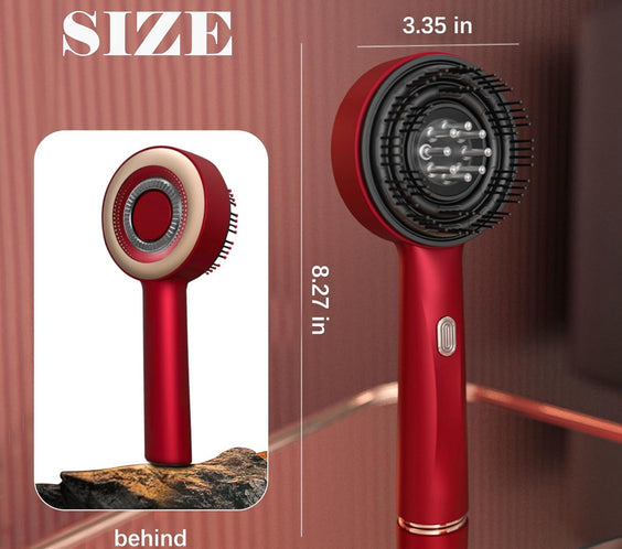 Premium Electric Scalp Massager: 360° Kneading, 72 Bristles, Oil Applicator, Waterproof Design