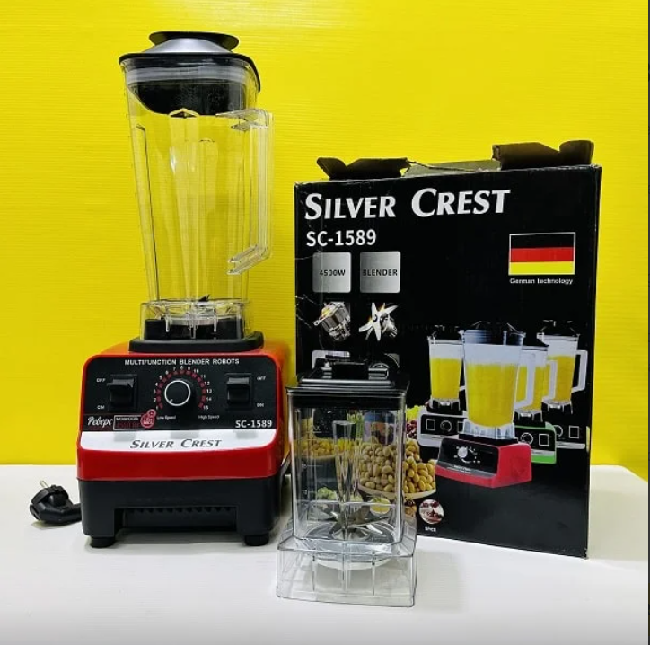 SILVER CREST 4500W SC-1589 Professional High-Speed Blender with Unbreakable Tritan Jar