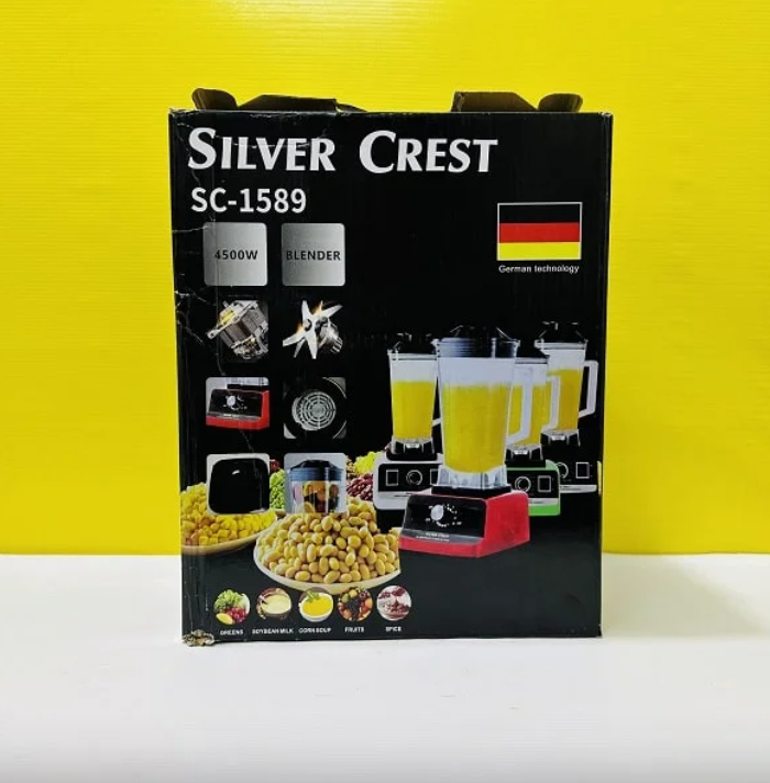 SILVER CREST 4500W SC-1589 Professional High-Speed Blender with Unbreakable Tritan Jar