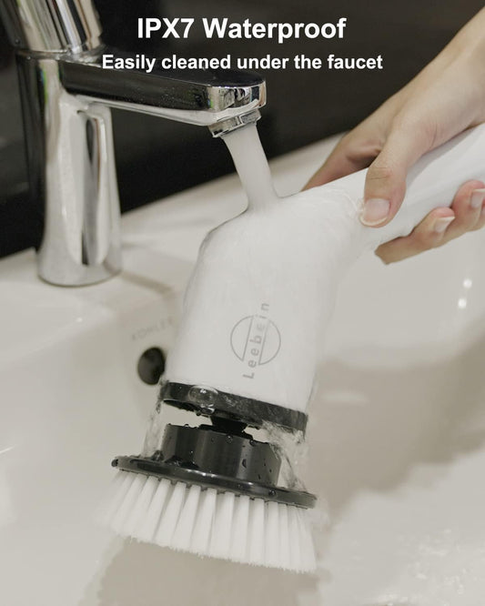 9-in-1 Electric Spin Scrubber: Versatile Brush Heads, Fast Charging, Adjustable Handle