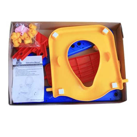 Adjustable Child Toilet Training Seat with Step Stool Ladder & Handles