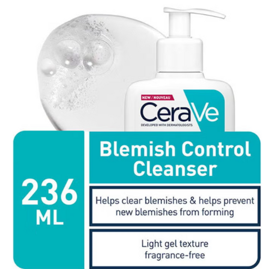 CeraVe Blemish Control Cleanser: Salicylic Acid Acne Treatment with Ceramides