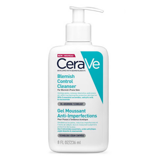 CeraVe Blemish Control Cleanser: Salicylic Acid Acne Treatment with Ceramides