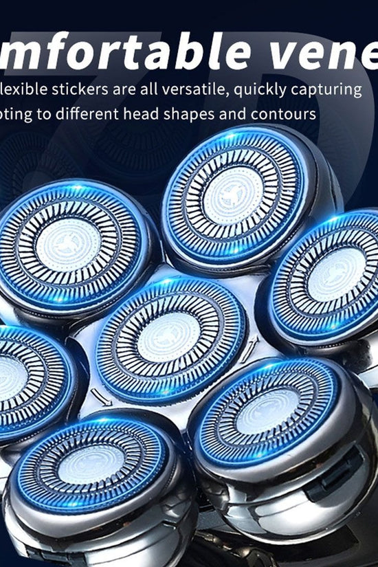 Kemei 5-in-1 Rotary Electric Razor: Waterproof, 7D Floating Heads, Quick Charge