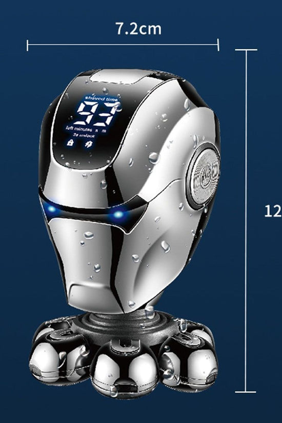 Kemei 5-in-1 Rotary Electric Razor: Waterproof, 7D Floating Heads, Quick Charge
