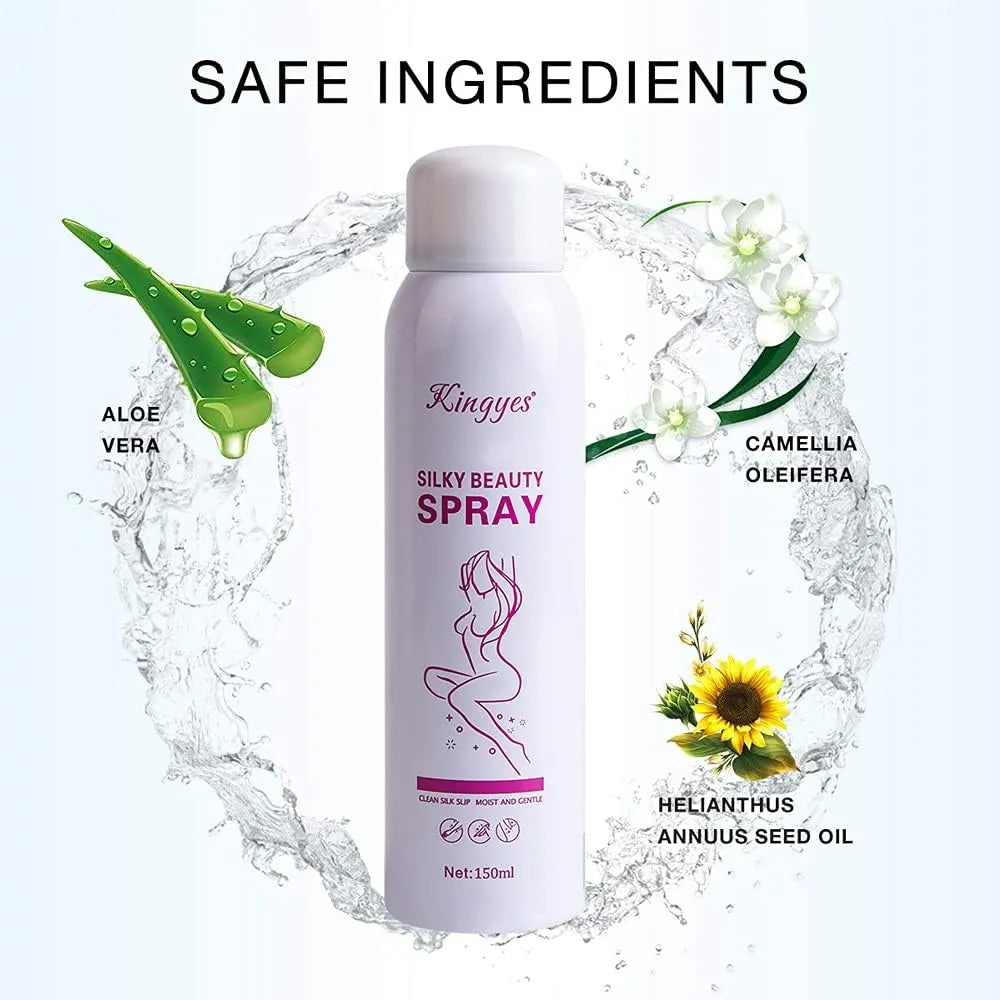 Kingyes Silky Beauty Painless Hair Removal Spray Foam for Smooth Skin