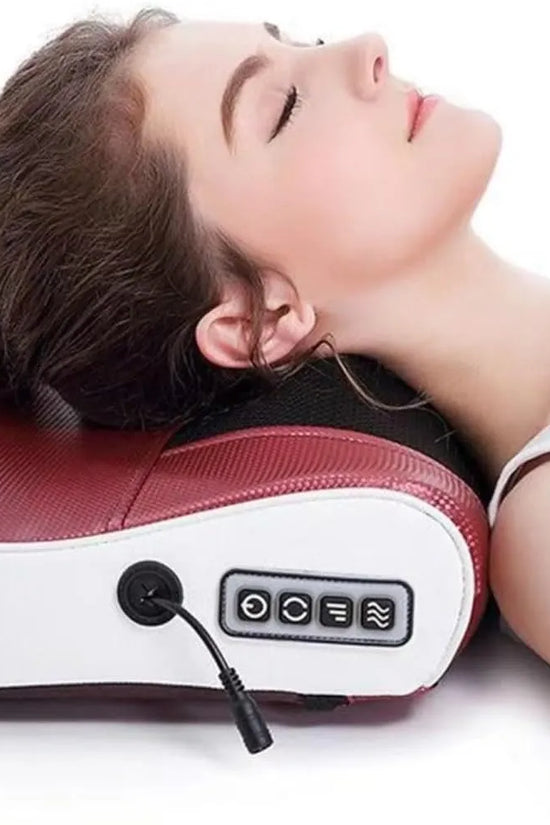 Premium Electric Shiatsu Massage Pillow for Neck, Back, Body Pain Relief