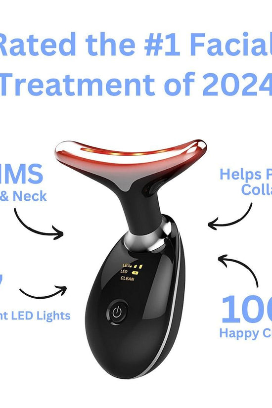 Rechargeable LED Facial And Neck Massage Instrument
