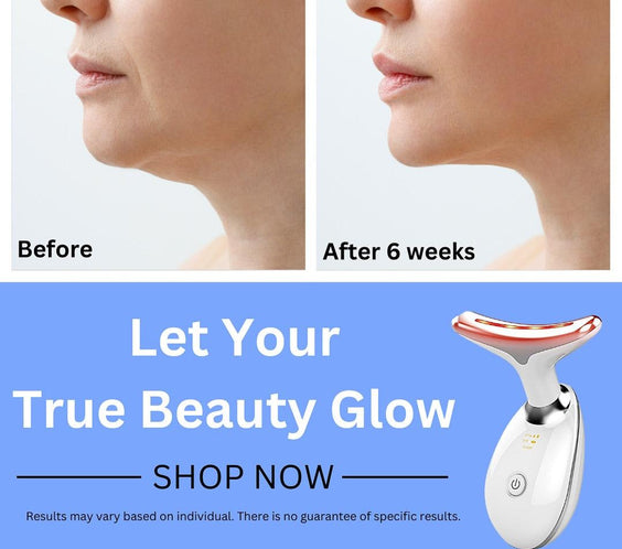 Rechargeable LED Facial And Neck Massage Instrument