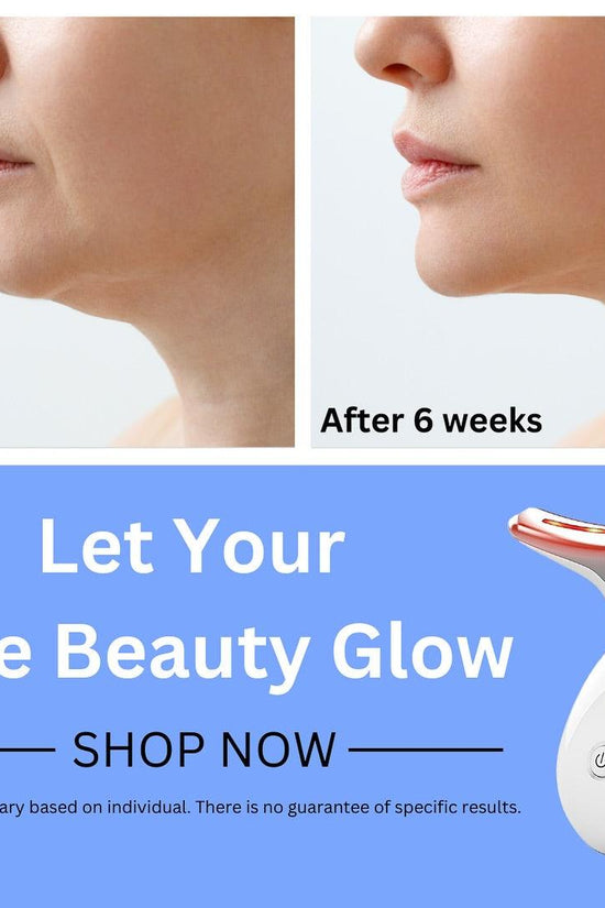 Rechargeable LED Facial And Neck Massage Instrument