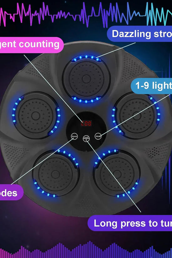 Music Boxing Machine Wall Mounted Smart Bluetooth Boxing Equipment for Boxing Enthusiasts