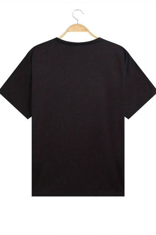 Men's Geometric Print Pure Cotton T-Shirt