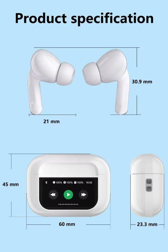 LCD Display Earbuds (30% OFF Last Day of Promotion🔥)