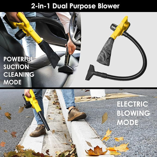 Zambeel Portable 6000mAh Battery-Powered Air Blower for Home & Car