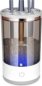 Automatic Electric Makeup Brush Cleaner Dryer Device for Hygienic Application