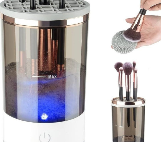 Automatic Electric Makeup Brush Cleaner Dryer Device for Hygienic Application