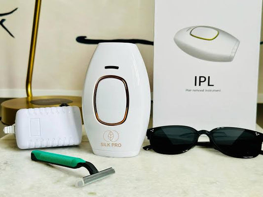 IPL Hair Removal System - Permanent Laser Hair Removal at Home for Face, Body, Bikini Line - Hair Removal Device for Painless Hair Reduction in Women and Men