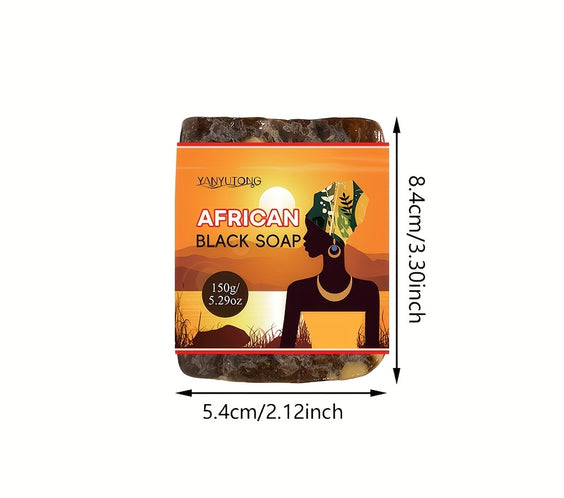 YANYUTONG 3-Pack Shea Butter Alcohol-Free Deep Cleansing Moisturising Bath Soap