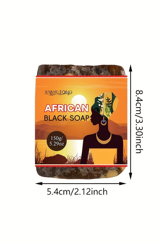 YANYUTONG 3-Pack Shea Butter Alcohol-Free Deep Cleansing Moisturising Bath Soap