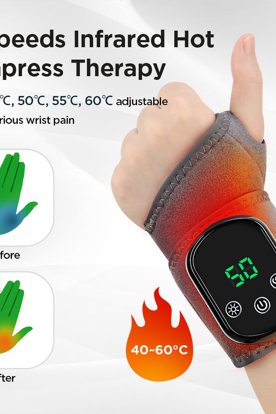Electric heating wristband for protection