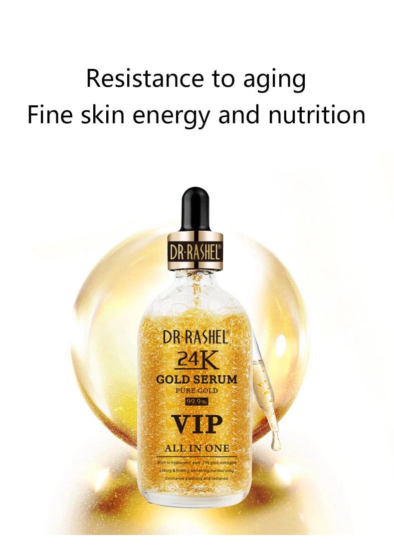 Dr Rashel VIP 24k Gold & Silver Serum – Luxury Anti‑Aging Elixir