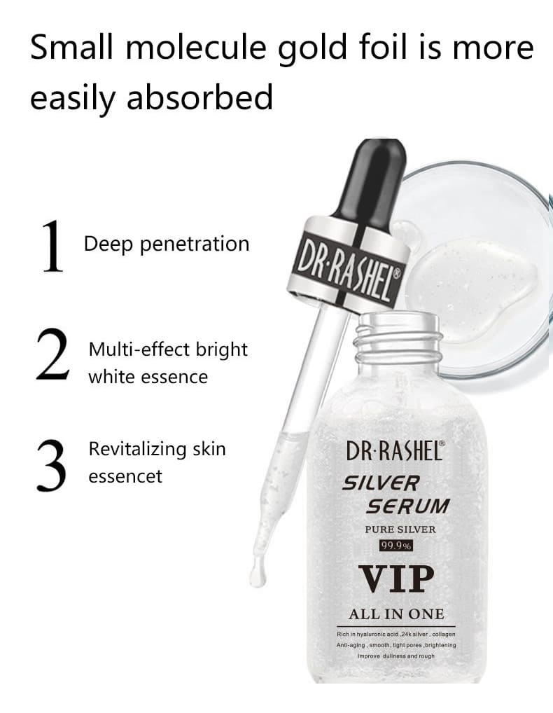 Dr Rashel VIP 24k Gold & Silver Serum – Luxury Anti‑Aging Elixir