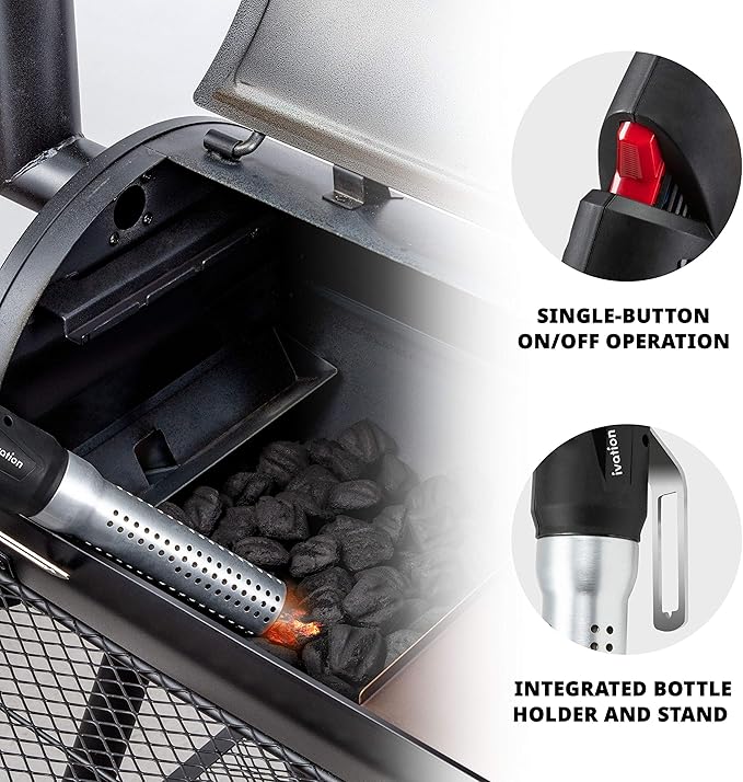 Zambeel Electric Charcoal Starter Torch with Bottle Opener