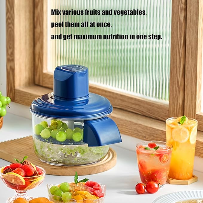 Zambeel Multi-Function Fruit and Vegetable Peeler with Transparent Bowl