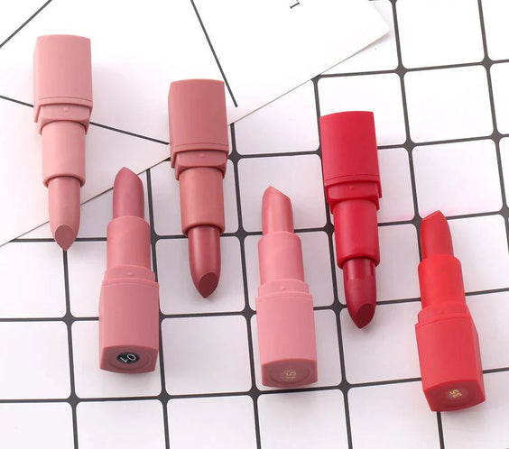 Zambeel Vibrant Colour Lipstick Set – 5 Shades, Cruelty‑Free