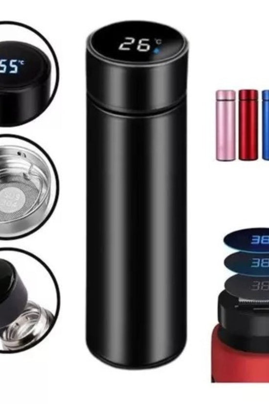 Smart Cup with LED Display – 500ml Stainless Steel Temperature Bottle
