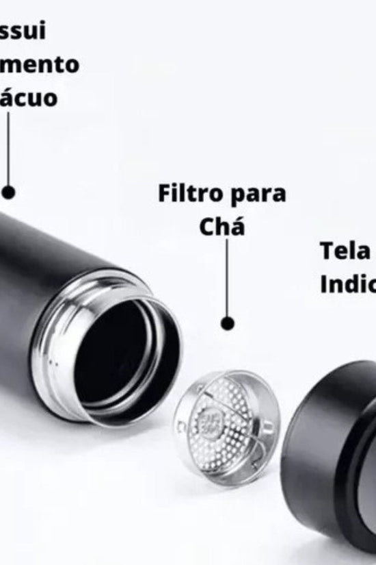 Smart Cup with LED Display – 500ml Stainless Steel Temperature Bottle