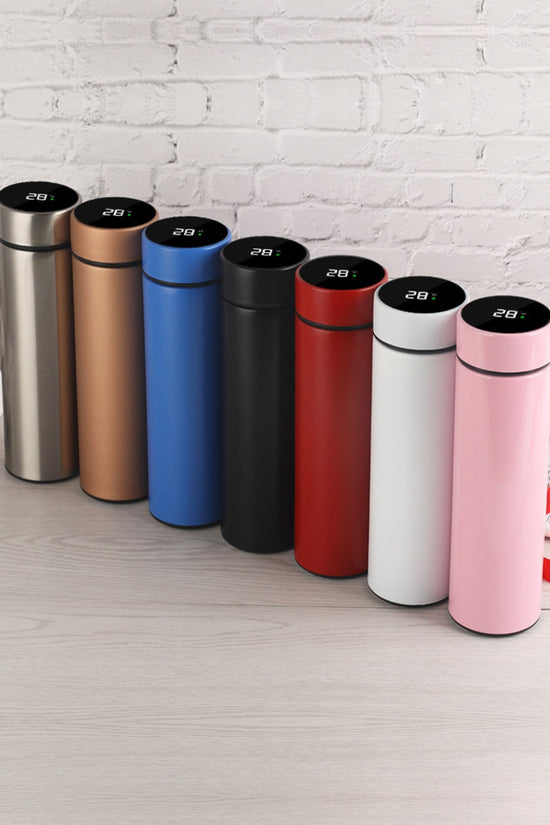 Smart Cup with LED Display – 500ml Stainless Steel Temperature Bottle