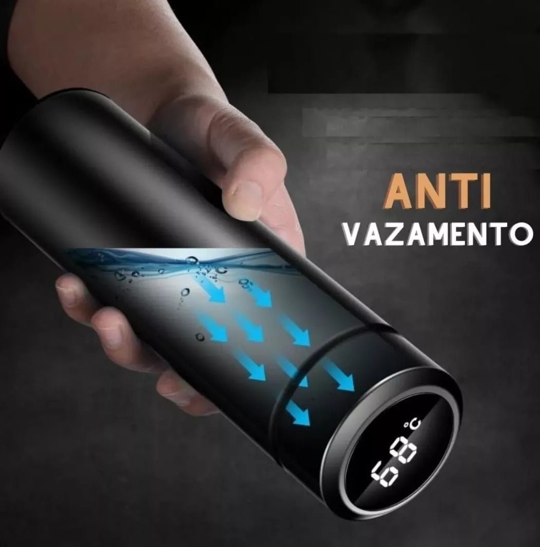 Smart Cup with LED Display – 500ml Stainless Steel Temperature Bottle