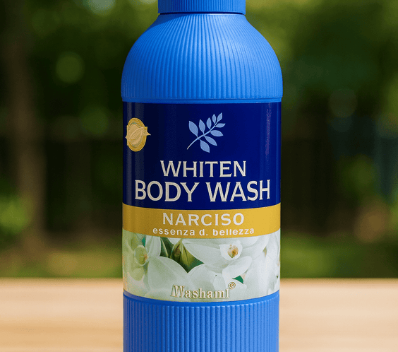 Washami Whiten Body Wash 700ml – Nourishing Ambra Argan Formula