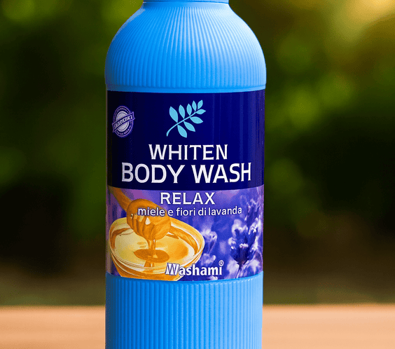 Washami Whiten Body Wash 700ml – Nourishing Ambra Argan Formula